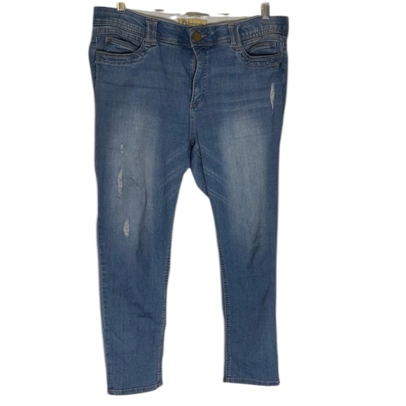 Democracy Denim - DEMOCRACY "Ab" technology Classic Skinny Blue Denim Jeans Size 14